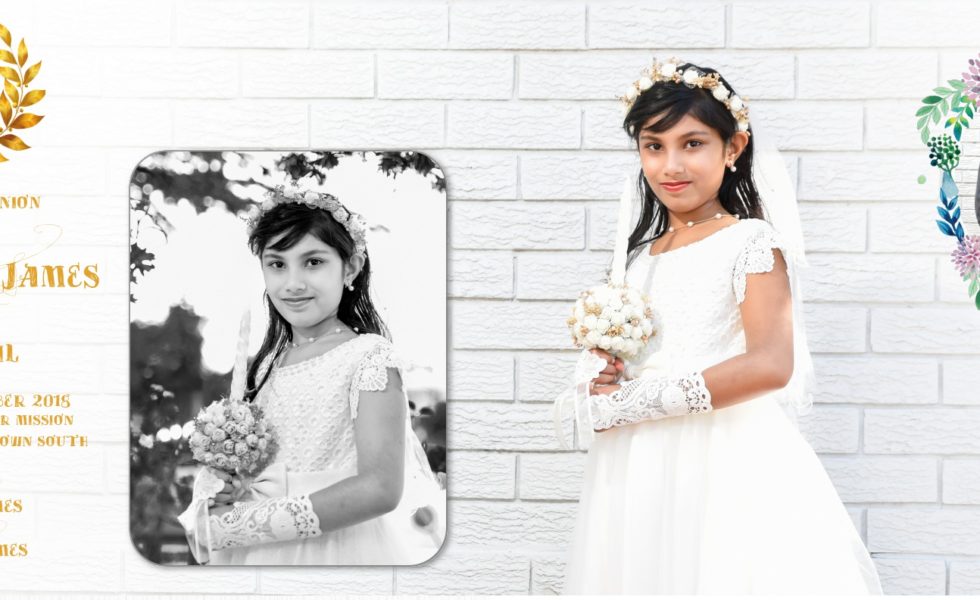 Evana’s First Holy Communion